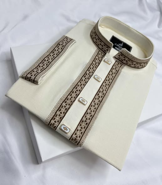 Textured Cotton Panjabi